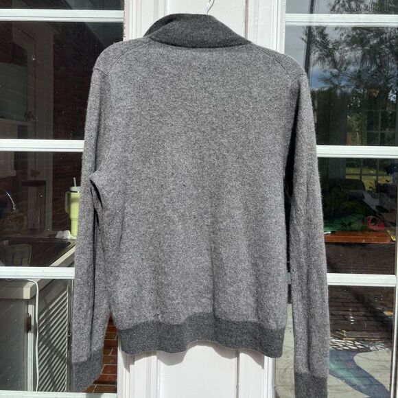 J Crew Cashmere Bird’s Eye Half Zip Sweater - Picture 6 of 6